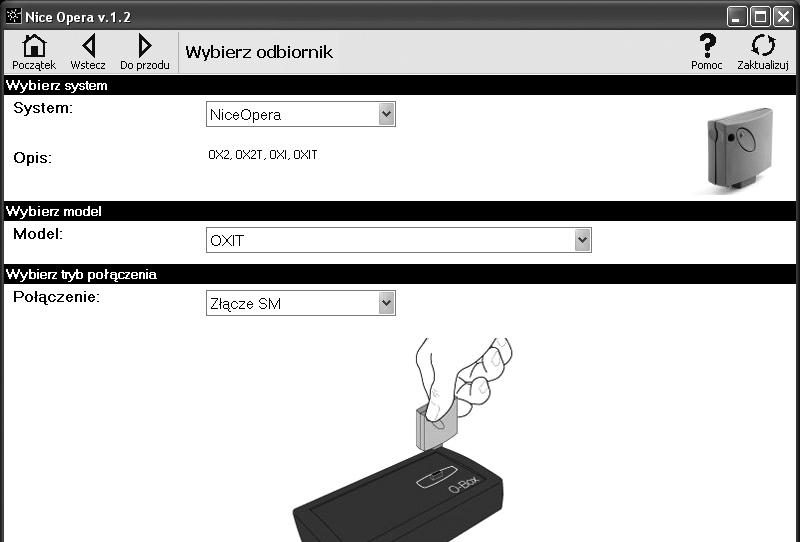 - Programowanie kierowane: ta funkcja umożliwia programowanie nadajnika z kolejnym wykorzystywaniem wszystkich wyżej opisanych sekcji. 3.