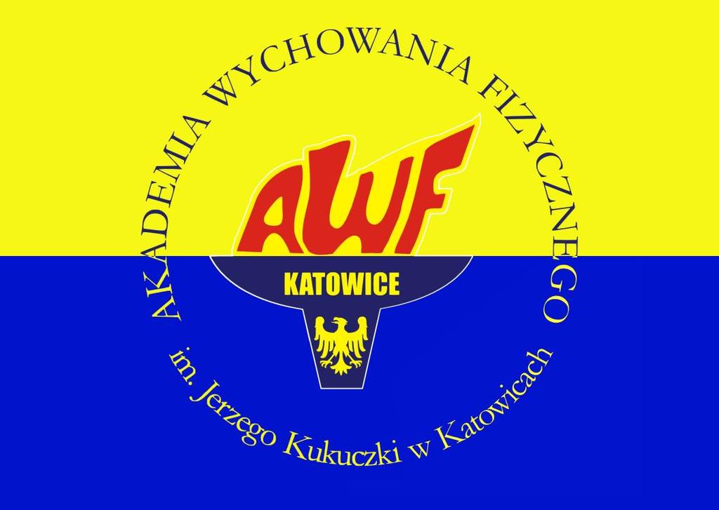 Kolorystyka barw Uczelni wg zestawu barw CMYK: żółty C=4, M=3, Y=92, K=0; - niebieski C=99, M=92, Y=0, K=20. Flagę przedstawia rycina poniżej. 4.