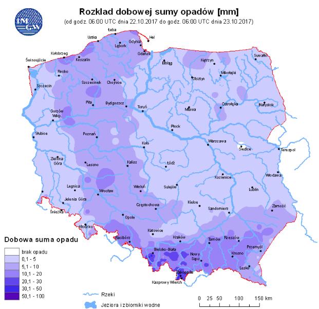 Polski na dziś Prognoza pogody dla Polski na jutro