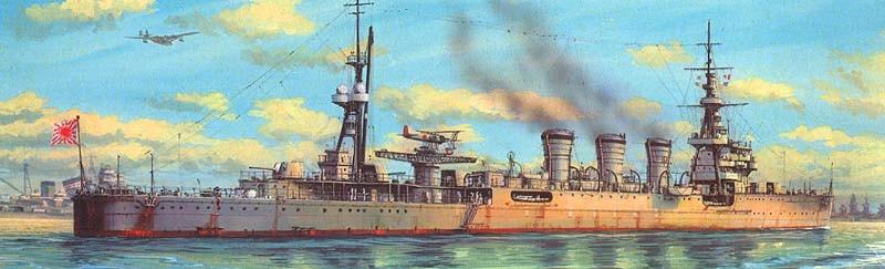 a) 9 Dywizjon Krążowników ( lekkie krążowniki Kitakami i Oi ) Kitakami z www.combinedfleet.com b) 20 Dywizjon Niszczycieli 4 jednostki - Asagiri - Yugiri Wiceadmirał C.Nagumo, fot z www.futuradtp.