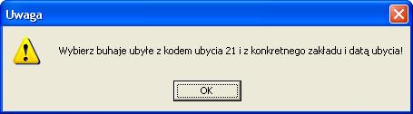 zgodnego z przerzutem buhaja do zakładu.