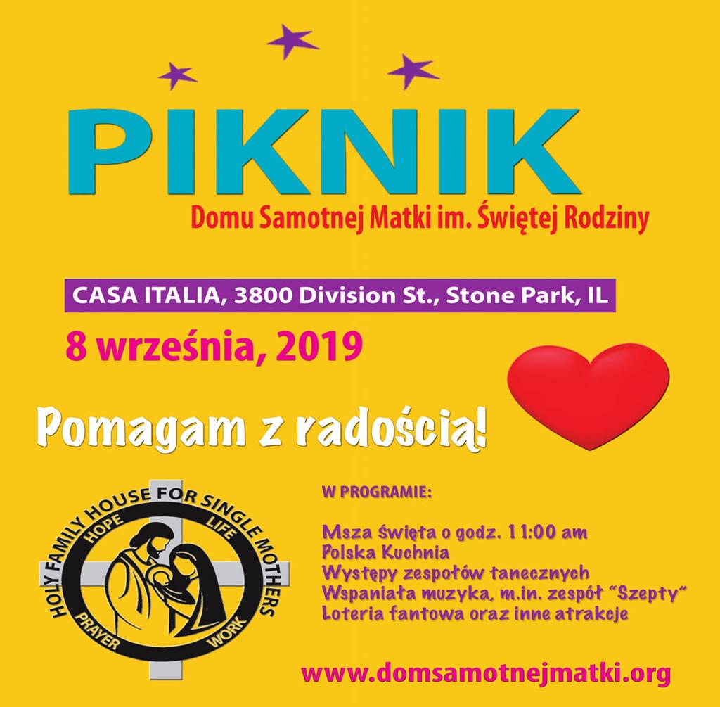 Regularne zajęcia taneczne dla najmłodszych dzieci rozpoczynamy w sobotę,14 września, o godz. 1:15 pm.,w sali pod kościołem. od 16 września - w poniedziałki od 6:30 pm.