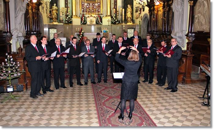 Obecny skład chóru: PIERWSZE TENORY: J. Mól, W. Stanik, K. Pająk, P. Tokarz, S. Bulanda. DRUGIE TENORY: A. Kędroń, Cz. Janczy, J. Greń, W. Frączek, M. Sułkowski. PIERWSZE BASY: K. Duplak, B.