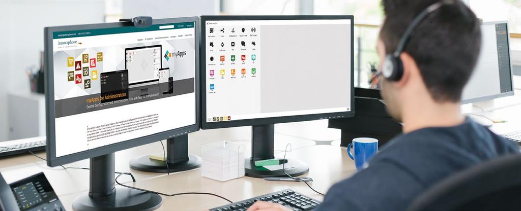 Apps dla administratorów Szukasz nowej platformy komunikacyjnej, która jest łatwa w konfiguracji i zarządzaniu oraz umożliwia administratorowi szybką i prostą integrację nowych użytkowników?