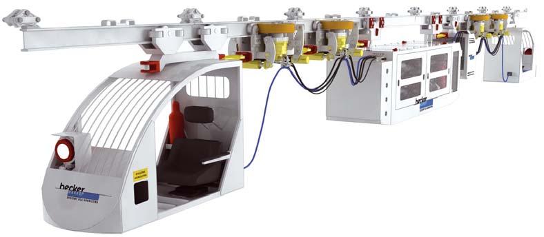Kolejka podwieszana KPCS 148 udana współpraca firm Bosch Rexroth i Becker Warkop Kolejka podwieszana KPCS 148 Firma Bosch Rexroth jest znanym producentem zespołów hydrauliki siłowej i dostawcą