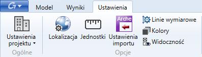 kartę Ustawienia.