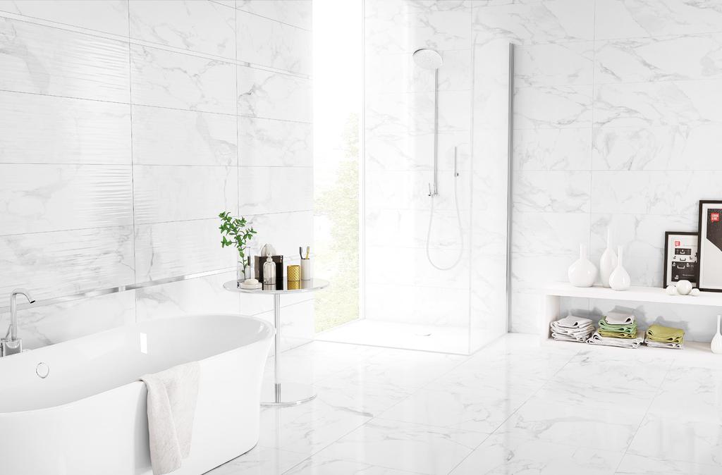 Refinement and elegance of natural marble. Requinte e elegância do mármore natural.