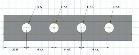 Zdefiniwanie twrów dciążających W mdule części należy wybrać pcję Create Cut: Extrude Mdule: Part Create Cut: Extrude -> kliknąć na płaszczyznę, na której będą szkicwane twry -> kliknąć na krawędź,