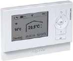 ST620 elektroniczny termostat pokojowy z cyfrowym zegarem sterującym panel z nowoczesną dotykową technologią Touch Ring z programem dziennym i tygodniowym możliwość przełączenia trybów pracy ON/OFF