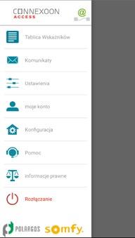 Brama inteligentna 5 II Zaawansowane funkcje instalacji Rejestrowanie urządzeń RTS w jednostce CONNEXOON a Naciśnij ikonę b Naciśnij