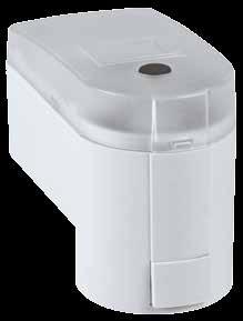 Ogrzewanie, klimatyzacja Napędy nastawcze* Napięcie Napęd nastawczy HERZ 3-punktowy w zestawie z adapterem koloru niebieskiego M 28 x 1,5, 24 V, skok maks. 8,5 mm, maks. siła nastawy 200 N.