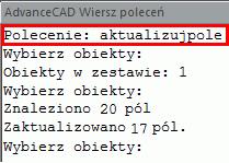 3: Nowe polecenie "Aktualizuj pole" Dostępne jest nowe polecenie aktualizacji atrybutów