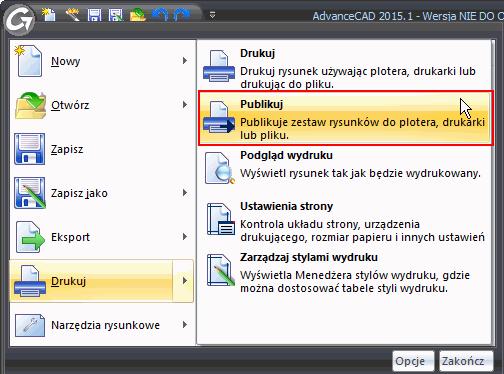 5: Splajny można edytować za pomocą polecenia EDPLIN W Advance CAD 2015.1 polecenie EDPLIN można stosować do splajnów w taki sam sposób jak do linii.