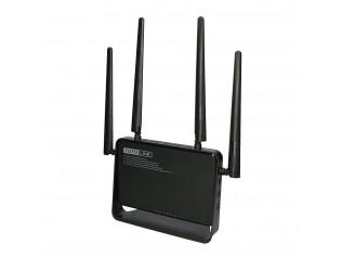 Totolink A3000RU Router WiFi AC1200, Dual Band, MU-MIMO, 5x RJ45 1000Mb/s, 1x USB 155,35 PLN brutto 126,30 PLN netto Producent: TOTOLINK Router bezprzewodowy A3000RU jest zgodny z najnowszym