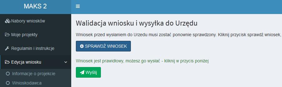 Wówczas będzie widoczna lista załączonych plików. IX.