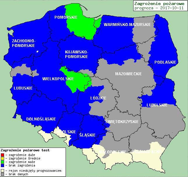 pogody dla Polski na dziś