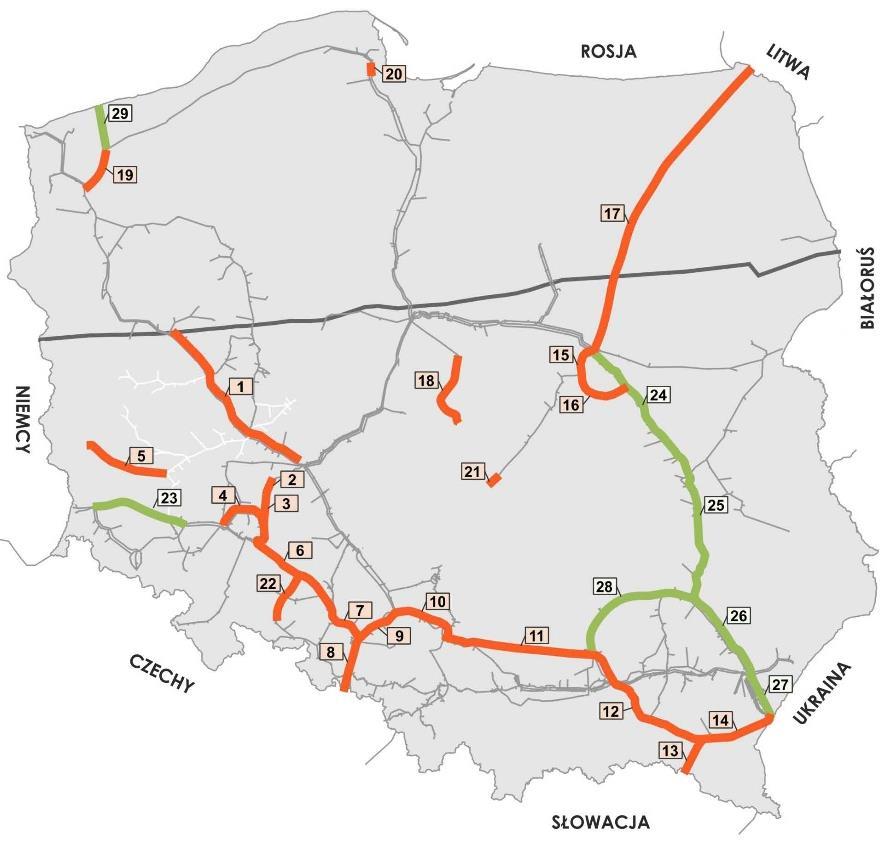 INWESTYCJE O.G.P. GAZ-SYSTEM S.A. PLANOWANE W LATACH 2016-2025.