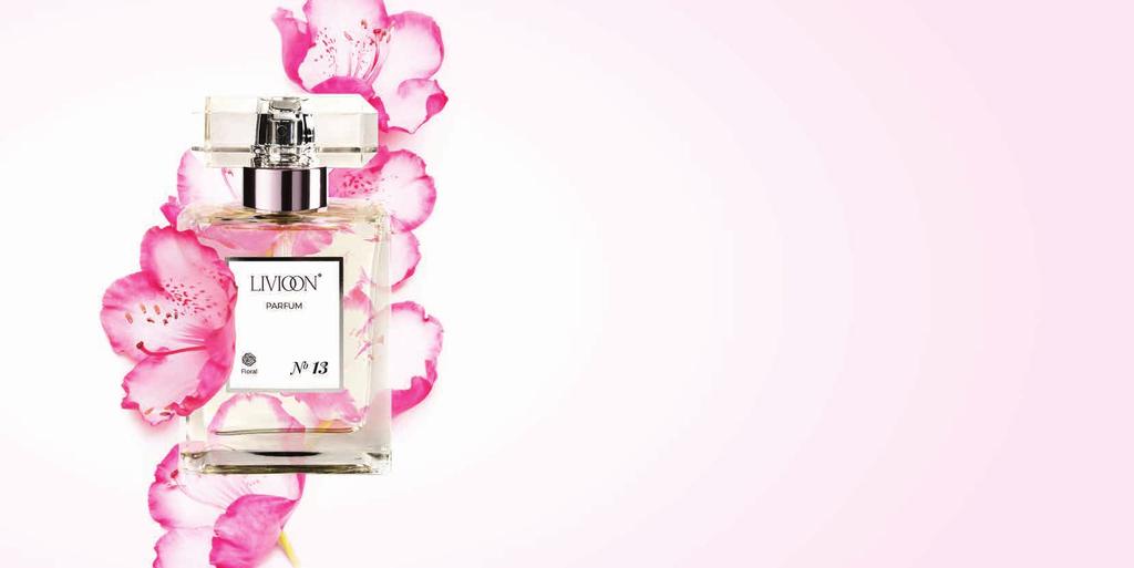 16 PERFUMY DLA KOBIET LIVIOON / PERFUMY DLA NIEJ 17 Perfumy to broń w arsenale kobiecości. Są dodatkiem do stroju, uzupełniają makijaż i podkreślają osobowość. Intrygują.