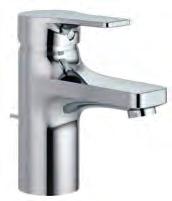 CONCEPT BY IDEAL STANDARD 200 BATERIE UMYWALKOWE STOJĄCE Z ZAWOREM SPUSTOWYM Bateria umywalkowa stojąca z zaworem spustowym DN 15 ze stałą wylewką i aeratorem z pokrętłem korka G 1 1/4.