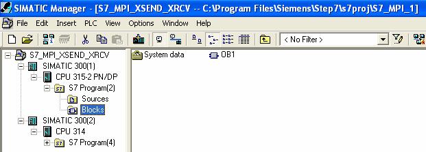 Komunikacja w protokole MPI za pomocą funkcji X_SEND/X_RCV pomiędzy terownikami S7-300 3. WYWOŁANIE I PARAMETRYZACJA FUNKCJI X_SEND/X_RCV 3.