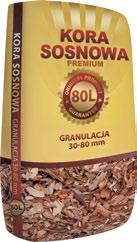 7 99 12 90 KORA SOSNOA naturalna, z drzew iglastych, 80 l (0,10 zł/l) Idealna do warzyw i