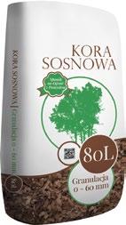1 Zabezpiecz rośliny przed zimą KORA SOSNOA PREMIUM z drzew iglastych, naturalny produkt do