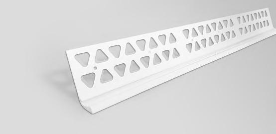 do tynków mokrych w kolorze ivory ENG: Render corner bead ivory RU: Угол ПВХ для мокрых штукатурок ivory RO: Profil de colt din PVC
