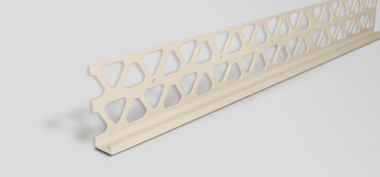 Listwa STOP w kolorze ivory ENG: Render STOP bead ivory RU: Финишный профиль СТОП для внешней отделки фасада ivory RO: Profil de