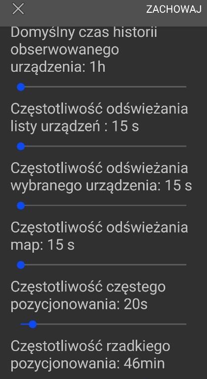 Urządzenie możesz obserwować także korzystając z serwisu gps.petio.eu logując się za pomocą adresu email i hasła tak jak w aplikacji mobilnej.