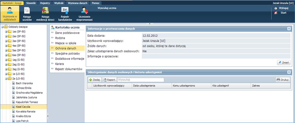 Prowadzenie księgi ewidencji dzieci i księgi uczniów 37 4.