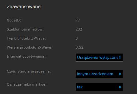 Konfiguracja modułów interfejsu AERIS Intelligence by Fibaro ver.