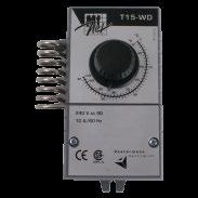 5.1. CONTROL EQUIPMENT 5.1. ELEMENTY AUTOMATYKI 5.1. ZUBEHÖR 5.1. СОСТАВНЫЕ ЭЛЕМЕНТЫ СИСТЕМЫ УПРАВЛЕНИЯ R55 Room thermostat with increased IP Termostat pomieszczeniowy o podwyższonym stopniu ochrony