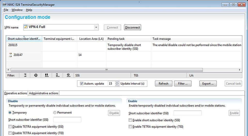 Security Zarządzanie zabezpieczeniami Zarządzanie zabezpieczeniami w sieci ACCESSNET -T IP umożliwia centralną administrację wszystkich funkcji zabezpieczających.