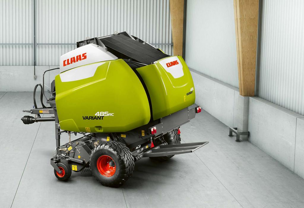 Dobrze radzi sobie z ciśnieniem: CLAAS VARIANT.