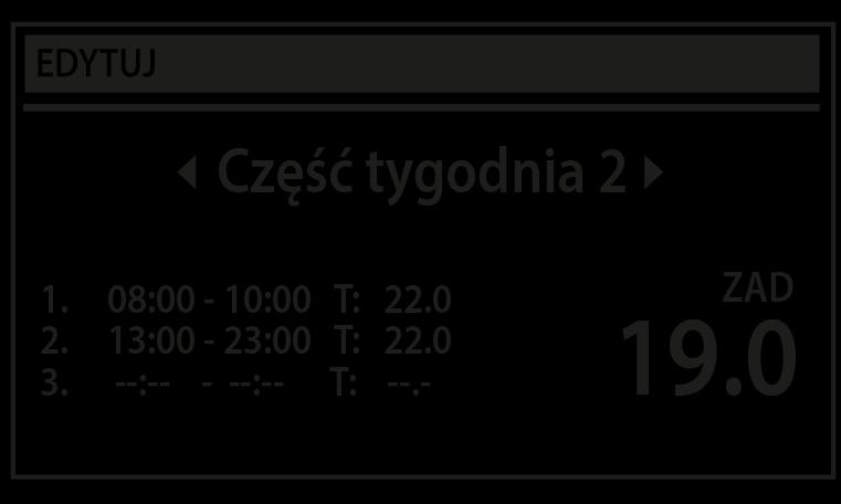 4.12. OCHRONA POWROTU Funkcja ta pozwala na ustawienie ochrony kotła przed zbyt chłodną wodą powracającą z głównego obiegu, która mogłaby być przyczyną korozji niskotemperaturowej kotła.
