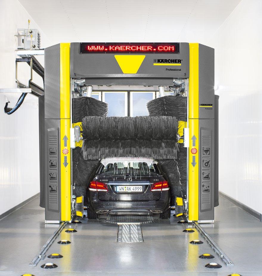 CB 28/5 Automatyczne myjnie portalowe Kärcher gwarantują ekonomiczne i przyjazne dla środowiska mycie pojazdów,