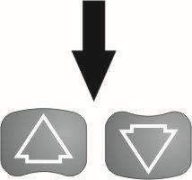 Przyciskami i zmienia się wartość parametru. Wartość lub symbol do zmiany miga. Symbol oznacza parametr aktywny, symbol - nieaktywny.