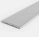 > Główne cechy: Gładka powierzchnia Łatwy montaż: półsztywna samoprzylepna konstrukcja Łatwe czyszczenie i konserwacja > Rozmiar: 60 mm high x 15 mm thick lower lip x 2500 mm long