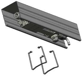 M3 x 8 2 przykręcić 2 adaptery 1 do wałka