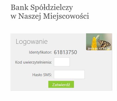 przelewów) Kod uwierzytelnienia można zmienić w opcji Ustawienia Parametry Bezpieczeństwo (opis w punkcie Ustawienia) 4.1.3.