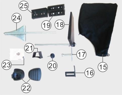 INSTRUKCJA OBSŁUGI 1. Zakres dostawy, ogólny opis elektronarzędzia. Ogólny opis urządzenia: 1. Mocowanie prowadnicy równoległej. 2. Pokrętło regulacji głębokości skrawania. 3. Uchwyt przedni. 4.