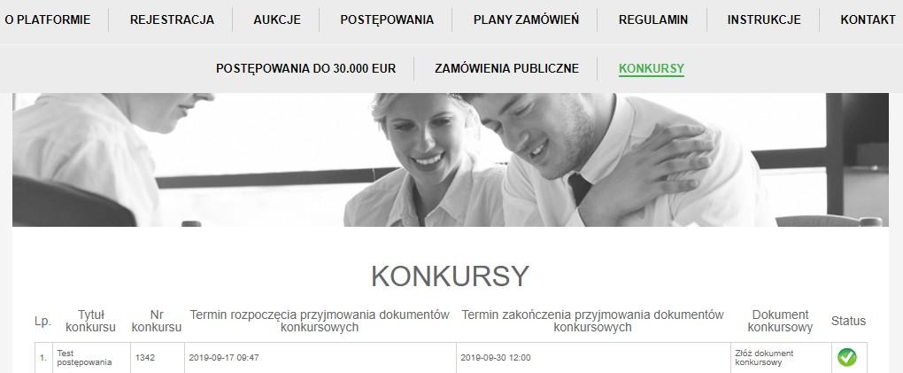 Postępowania będą oznaczone według następującej legendy: Postępowania Aktualne będą oznaczały te, dla których istnieje możliwość złożenia dokumentu konkursowego.