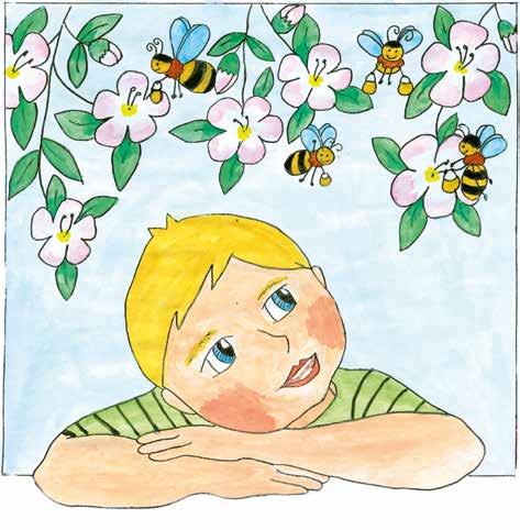Kak je Daniel pčołki znać wuknył Wie Daniel die Bienen kennen lernte Wobrazowa stawizna k