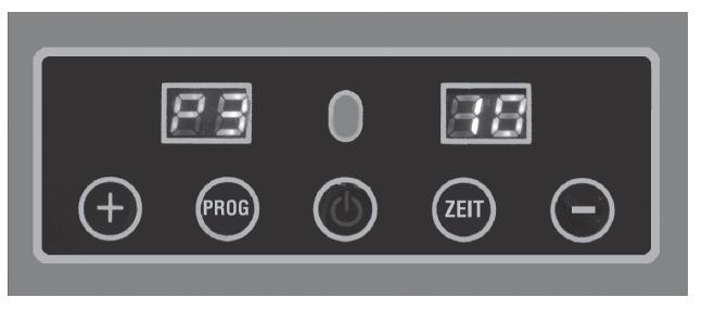 Opis komputera Vibro 2 Pilot Funkcje przycisków: Przycisk (On / Off) = Włącza / wyłącza wybrany program. Bez wyboru programu/czasu program domyślny ustawiony jest na 15 minut treningu.
