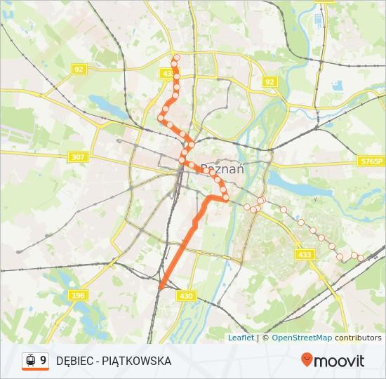 Kierunek: Piątkowska 31 przystanków WYŚWIETL ROZKŁAD JAZDY LINII Franowo Szwajcarska Szwedzka Piaśnicka/Kurlandzka Rozkład jazdy dla: tramwaj 9 Rozkład jazdy dla Piątkowska poniedziałek 04:14-22:31