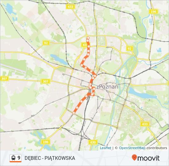 Kierunek: Głogowska/Hetmańska 21 przystanków WYŚWIETL ROZKŁAD JAZDY LINII Piątkowska Lutycka Szpital Wincentego Witosa, Poznań Os.