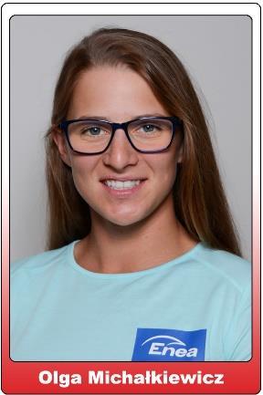 II. CZWÓRKA BEZ STERNICZKI KOBIET W4- Nazwisko i imię Rok ur. Klub Michałkiewicz Olga 1994 AZS AWF Gorzów Wlkp.