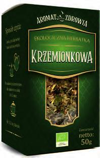 Ekologiczna herbatka Mniszek Korzeń 100 g Składniki: ziele poziewnika, skrzypu; kłącze perzu; ziele miodunki, pokrzywy, owsa (w różnych proporcjach).