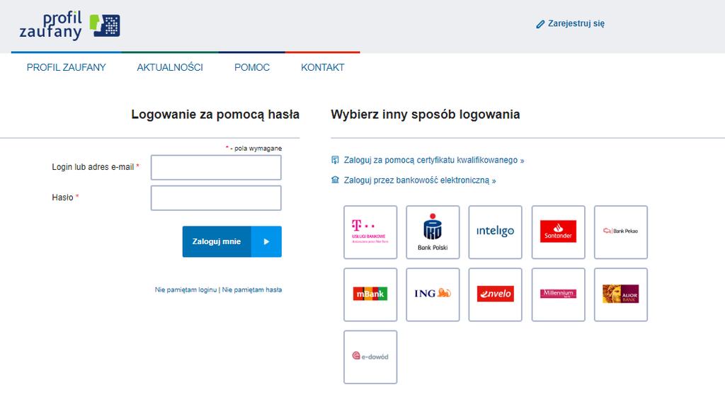 W przypadku wyboru drugiej opcji, należy: 1.