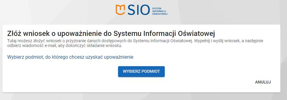 Pojawi się dodatkowe okno do wyszukania podmiotu. Uwaga!